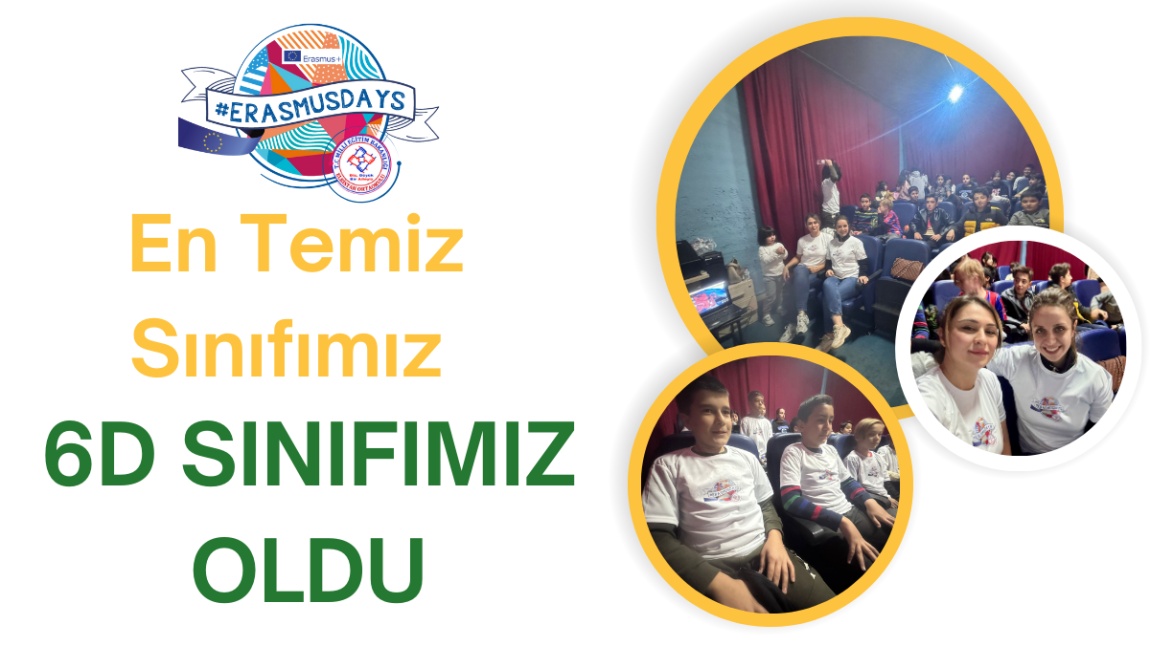 #ERASMUSDAYS KAPSAMINDA EN TEMİZ SINIF ETKİNLİĞİMİZİ TAMAMLADIK